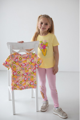 Комплект для дівчаток з 2-х футболок